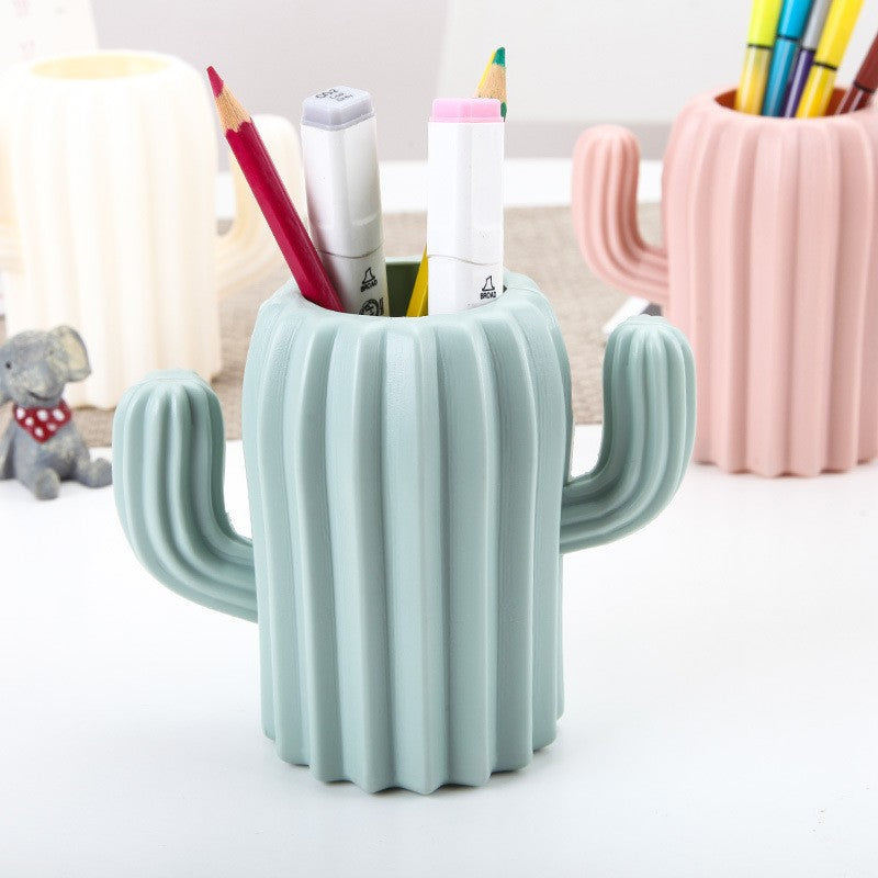 Pastel Cactus Pencil Holder