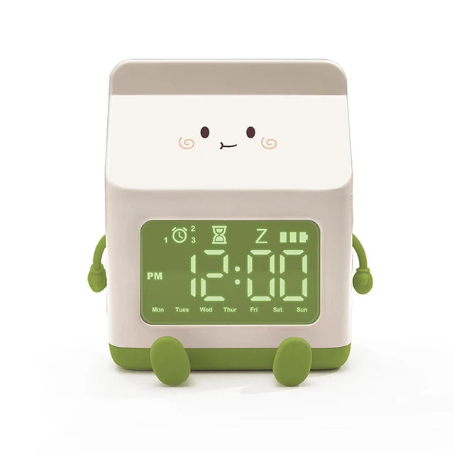 Kawaii Milk Carton Alarm Clock