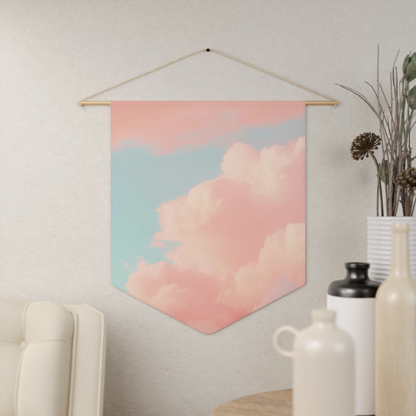 Warm Clouds Pin Banner - Enamel Pin Collection Display Flag