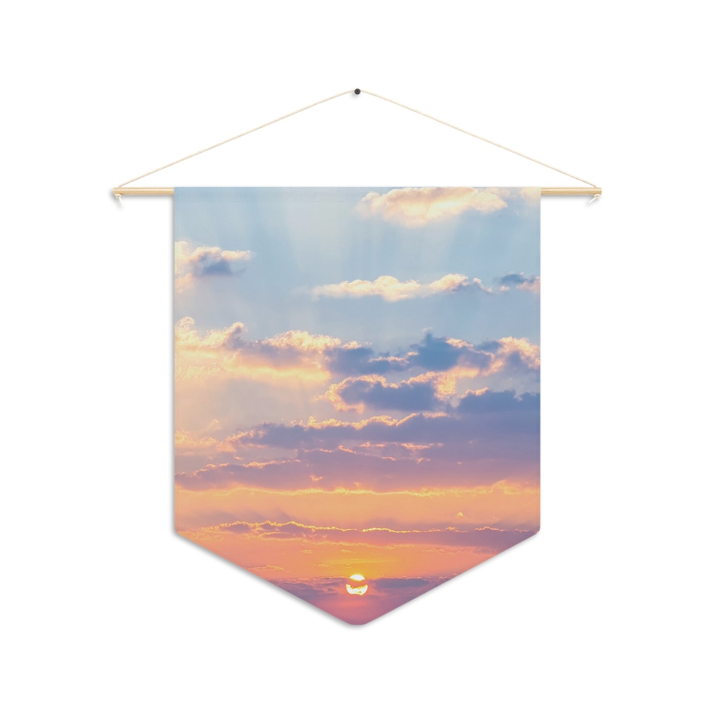 Sunset Pin Banner - Enamel Pin Collection Display Flag