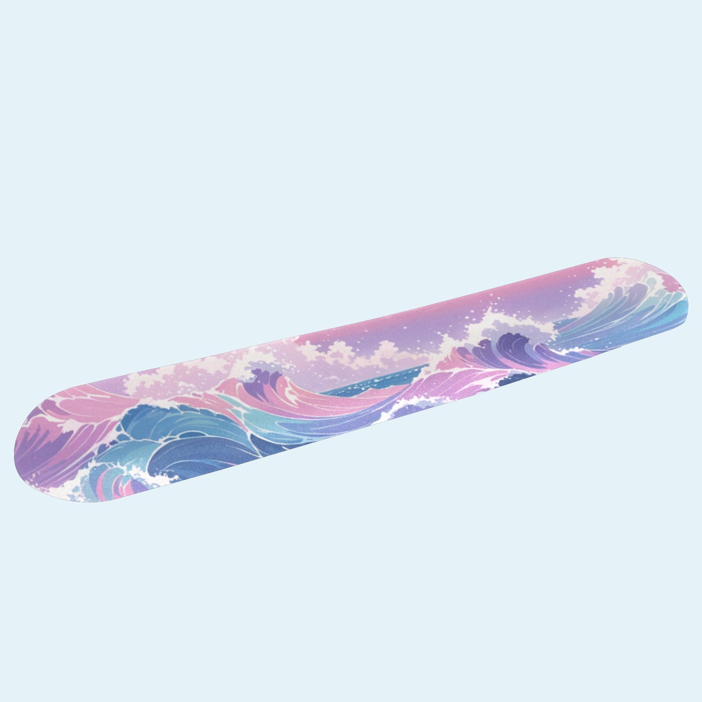 Pastel Waves Keyboard Hand Rest