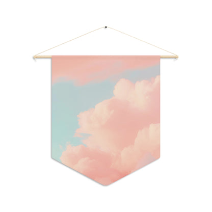 Warm Clouds Pin Banner - Enamel Pin Collection Display Flag