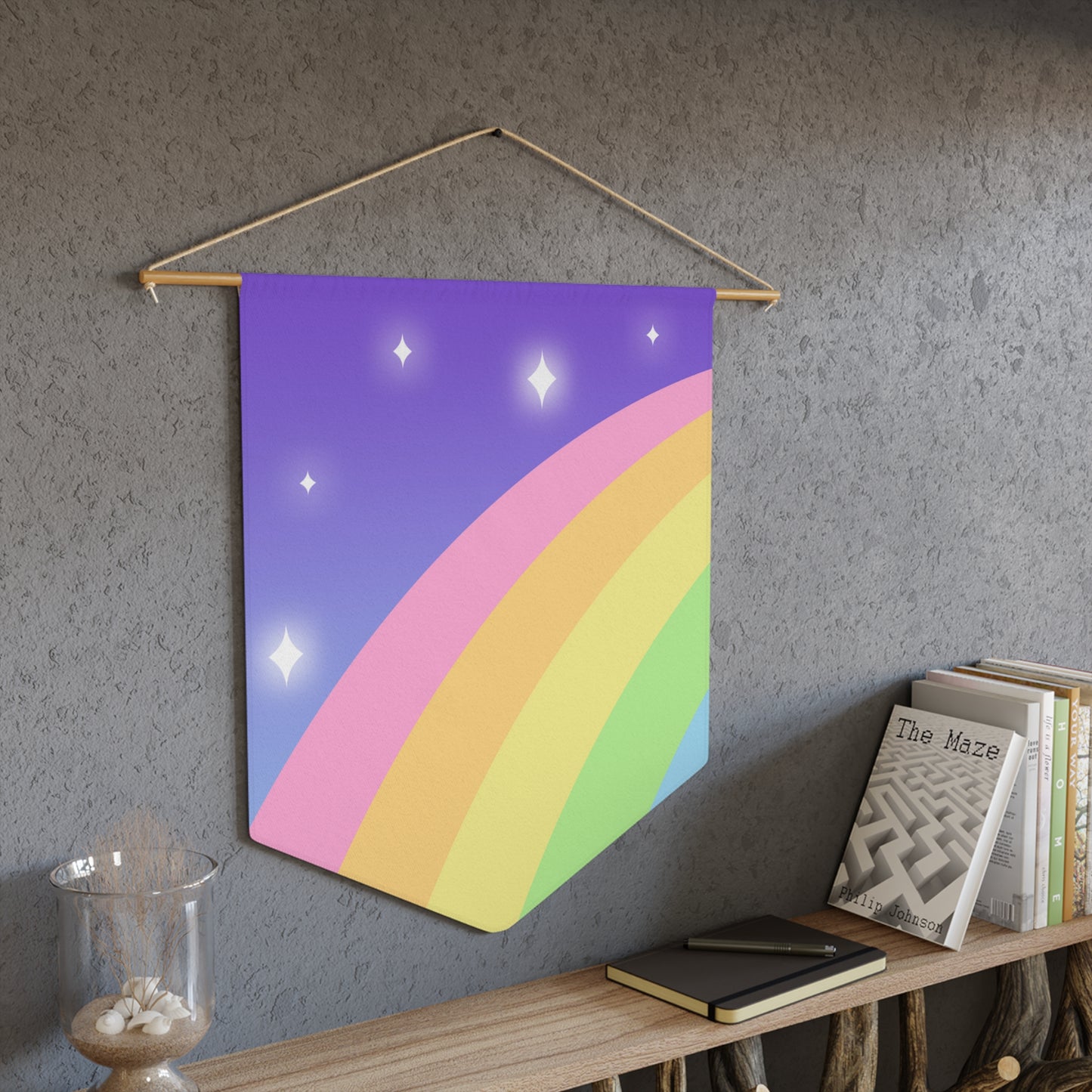 Pin Collection Pennant - Nighttime Rainbow