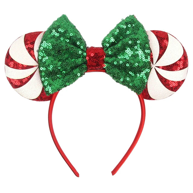 Christmas Mouse Ears Headbands 8