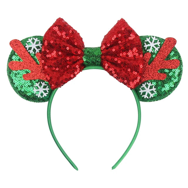 Christmas Mouse Ears Headbands 24