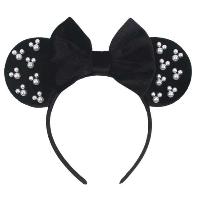 Velvet Mouse Ears Headband Collection 4