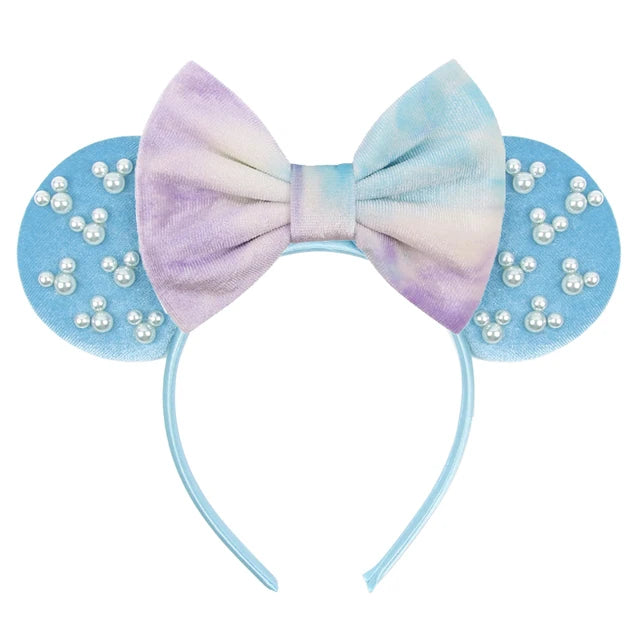 Velvet Mouse Ears Headband Collection 28