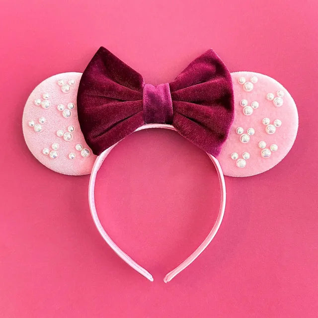 Velvet Mouse Ears Headband Collection 10