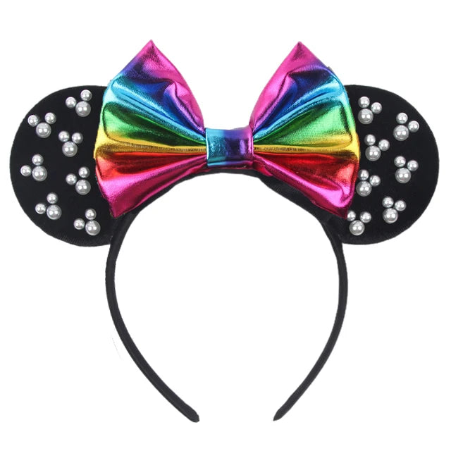 Velvet Mouse Ears Headband Collection 30