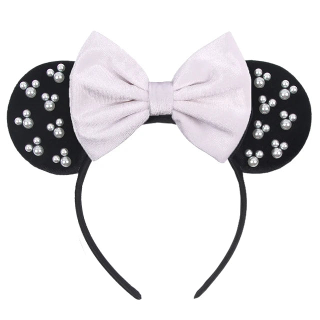 Velvet Mouse Ears Headband Collection 26