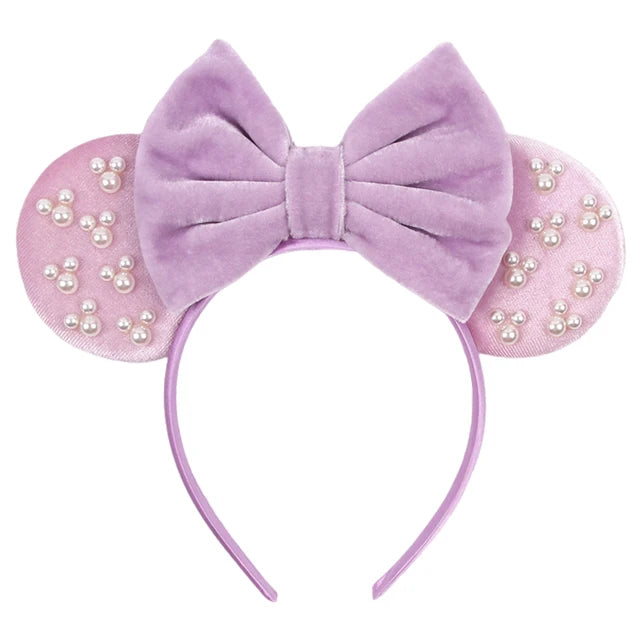 Velvet Mouse Ears Headband Collection 5