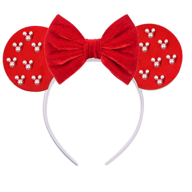 Velvet Mouse Ears Headband Collection 24