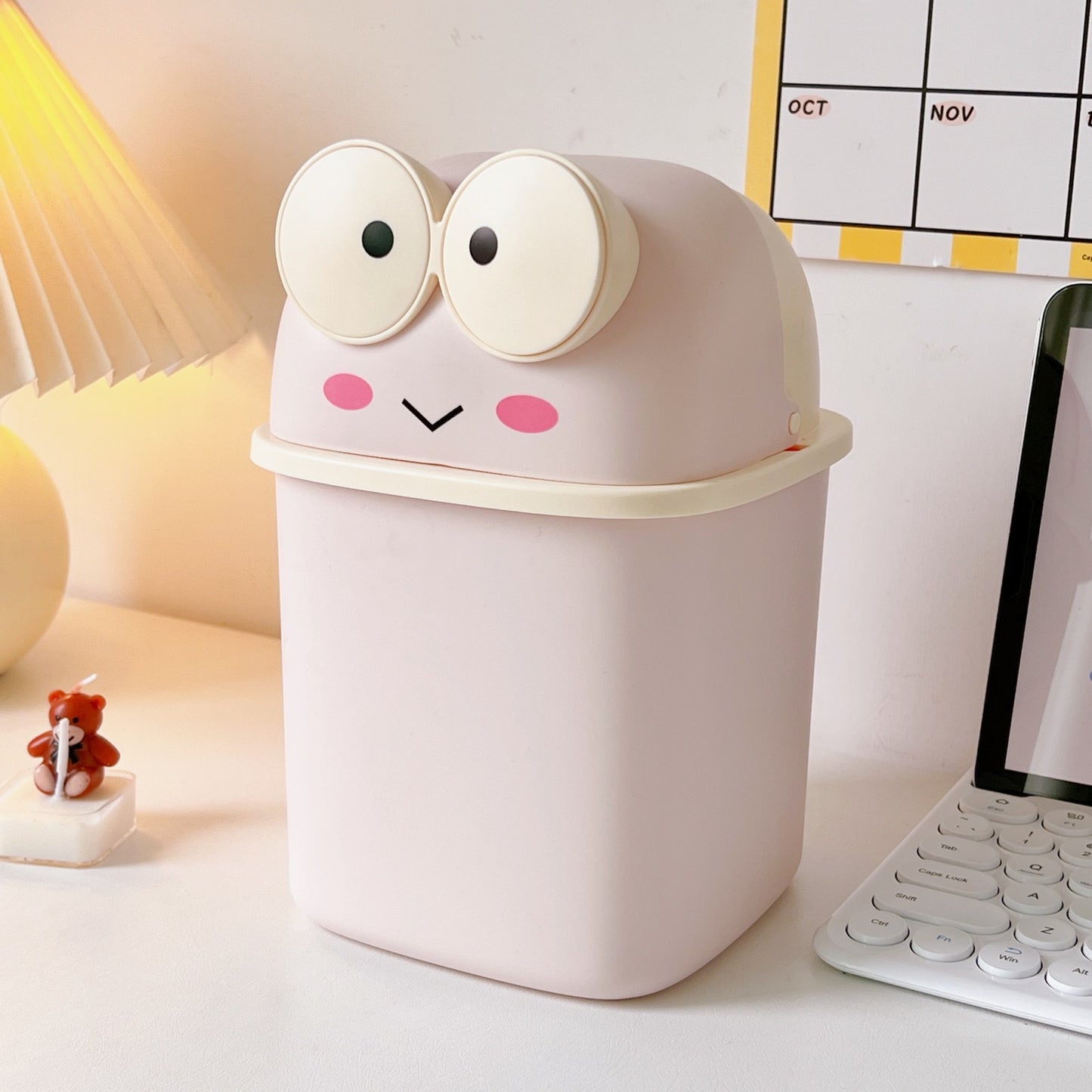 Kawaii Frog Mini Desktop Storage