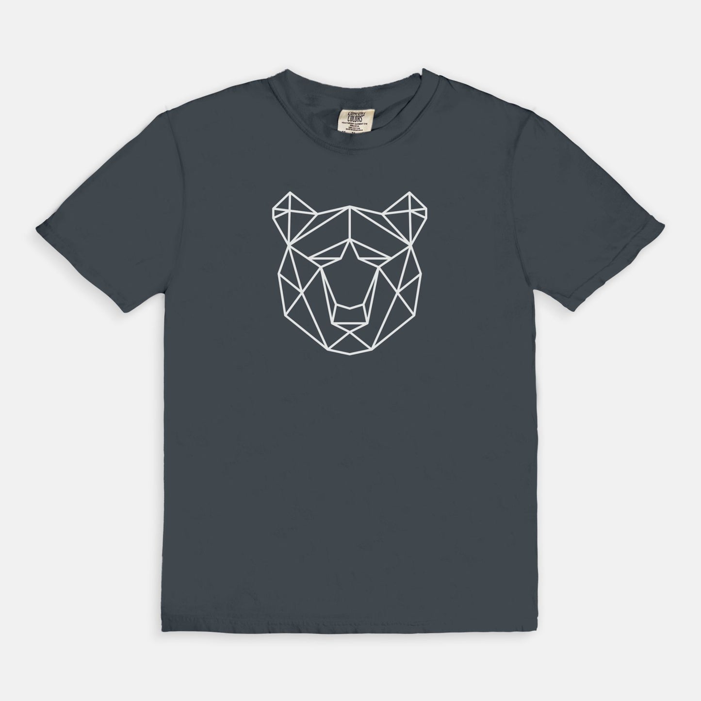 Geometric Bear Comfort Colors Tee