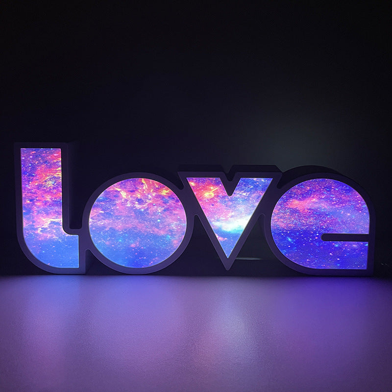 Love LED Light Box Night Light