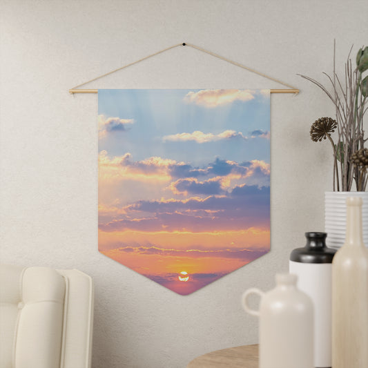 Sunset Pin Banner - Enamel Pin Collection Display Flag