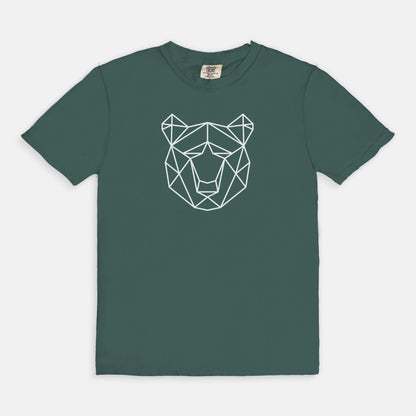 Geometric Bear Comfort Colors Tee