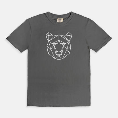 Geometric Bear Comfort Colors Tee