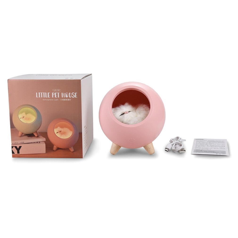 Sleepy Kitty LED Night Light