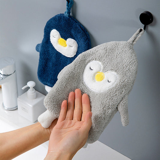 Penguin Hanging Hand Towels