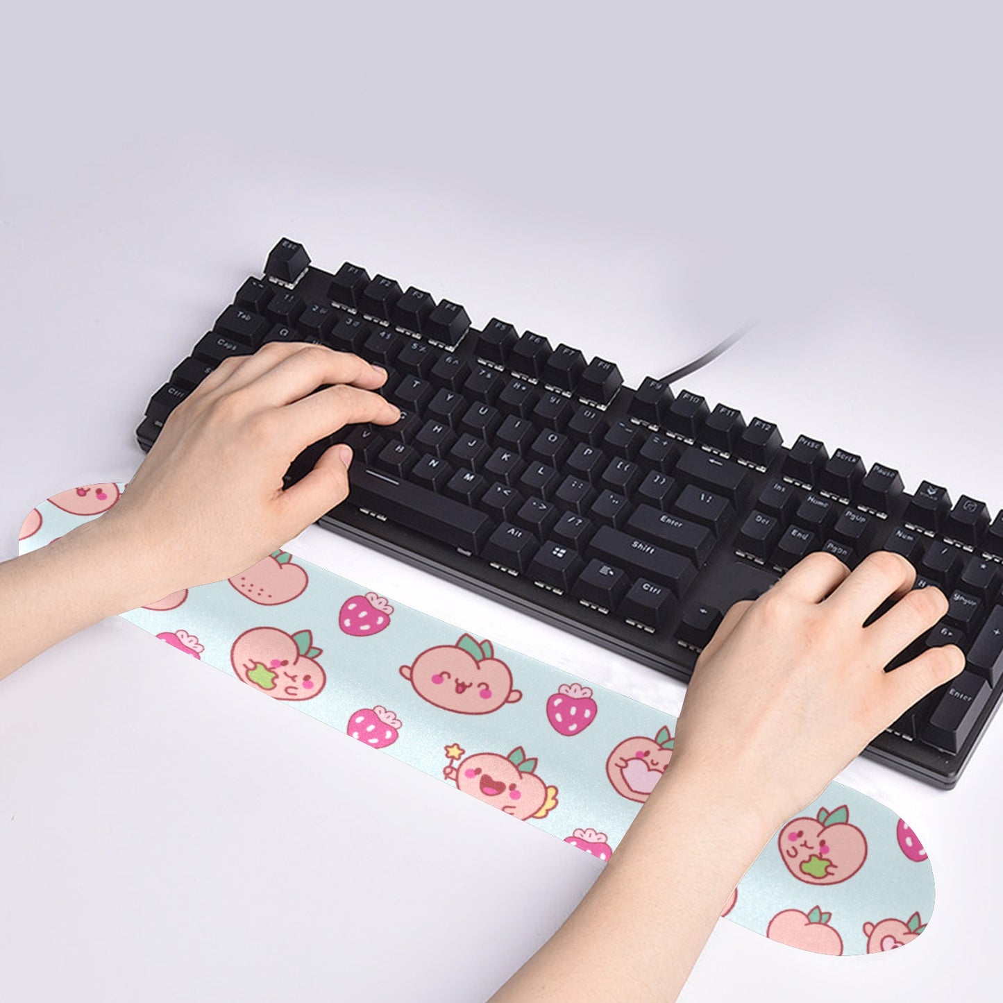 Peaches & Strawberries Keyboard Hand Rest