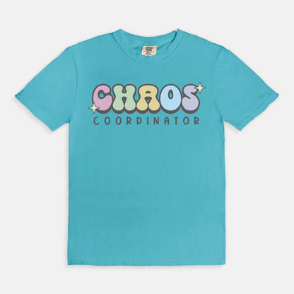 Chaos Coordinator Comfort Colors Tee Lagoon