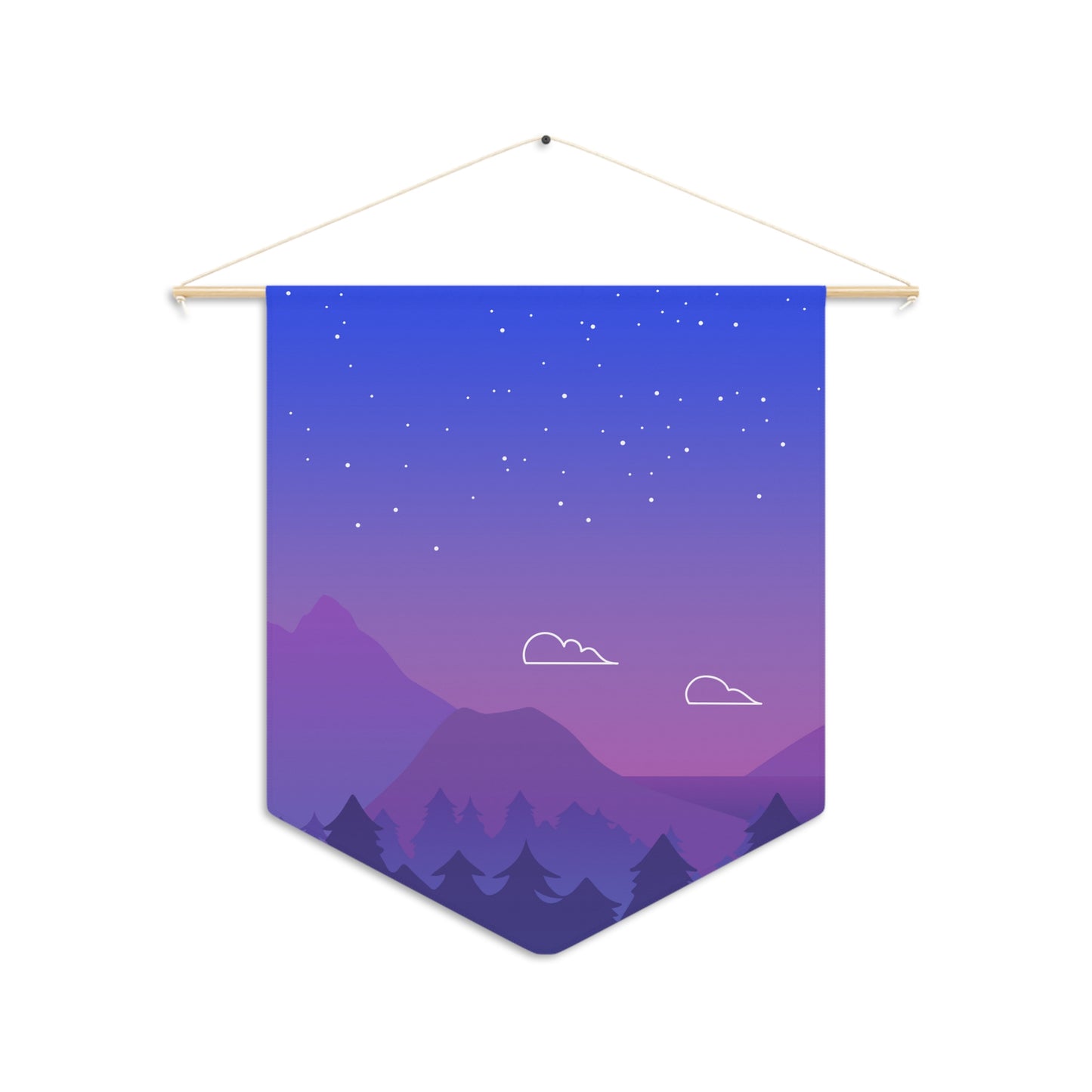 Pin Collection Pennant - Vapor Sky