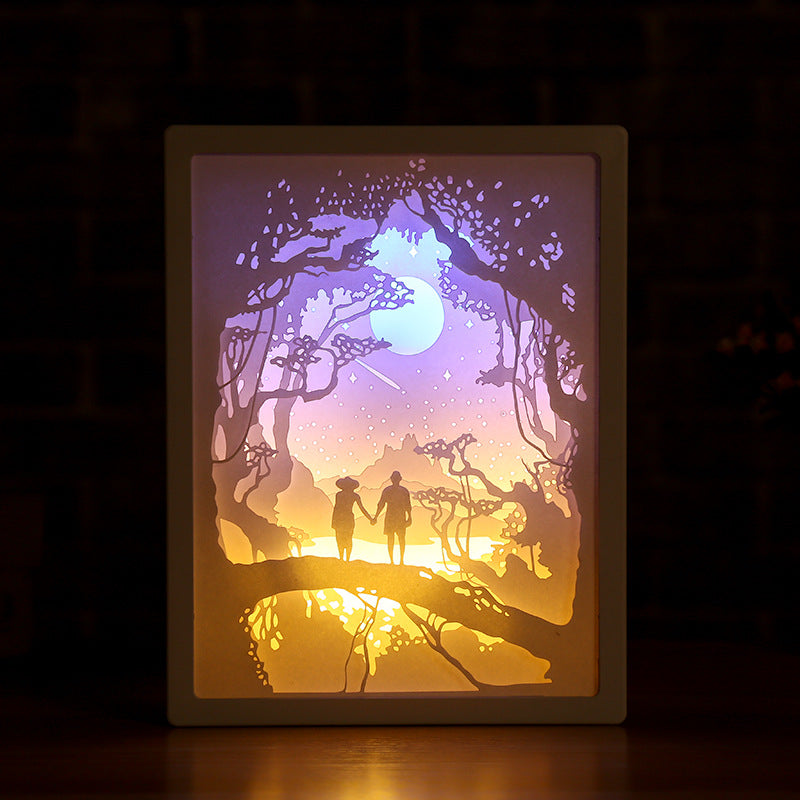 Paper Carving LED Night Lights