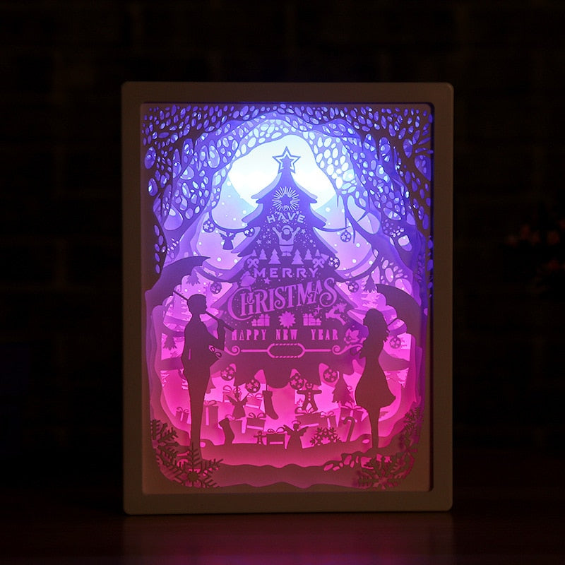 Paper Carving LED Night Lights