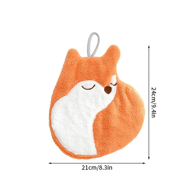 Kawaii Animals Hanging Hand Towels