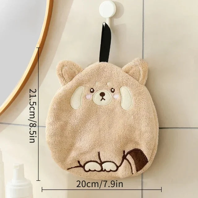 Cute Animals Hanging Hand Towels