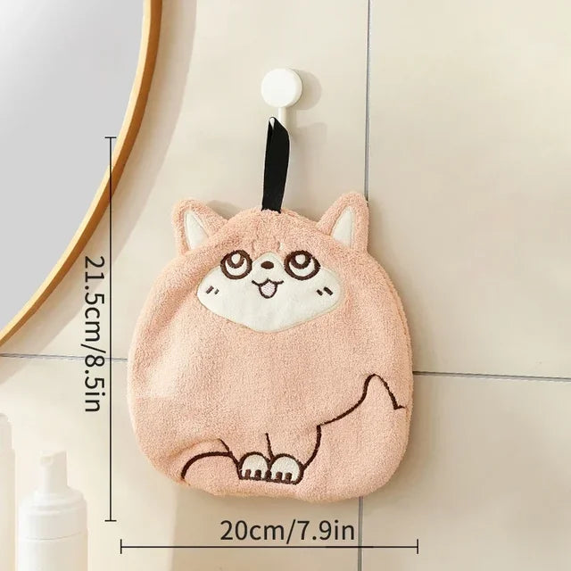 Cute Animals Hanging Hand Towels