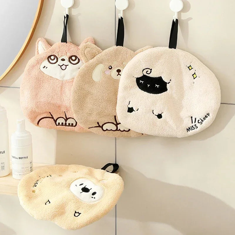 Cute Animals Hanging Hand Towels