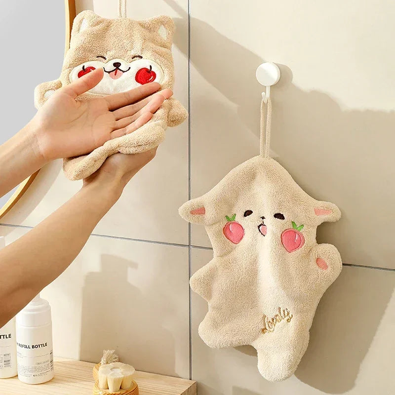 Cute Animals Hanging Hand Towels