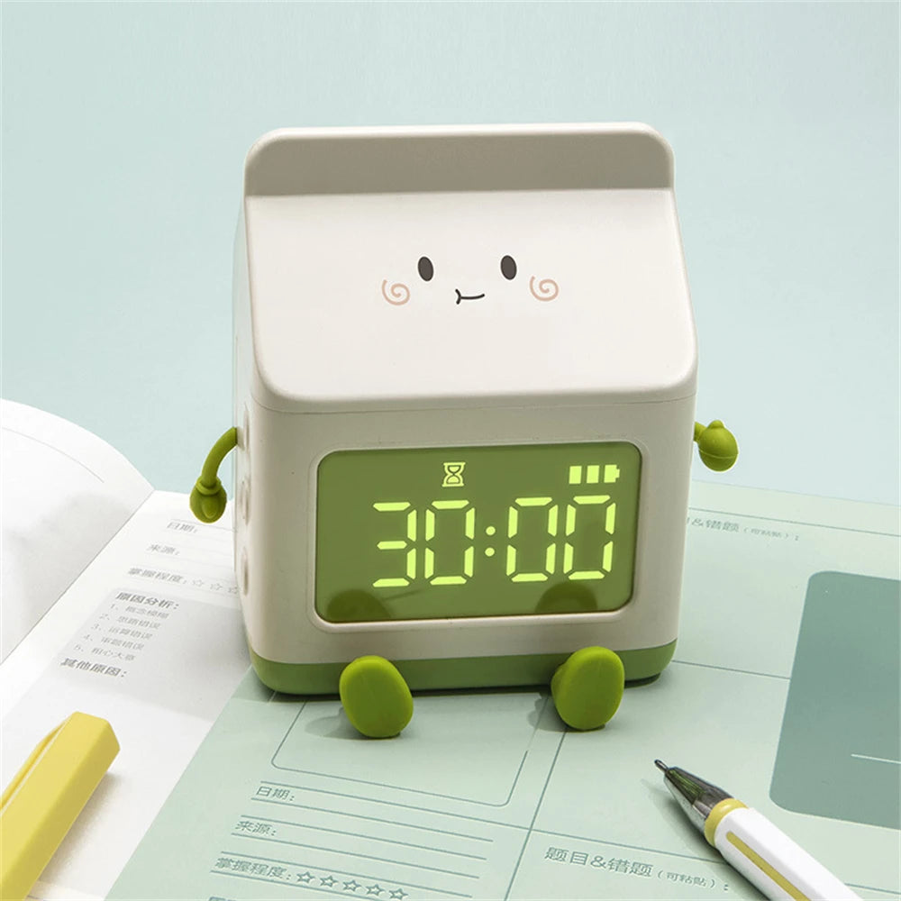 Kawaii Milk Carton Alarm Clock