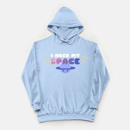 I Need My Space Comfort Colors Hooded Sweatshirt