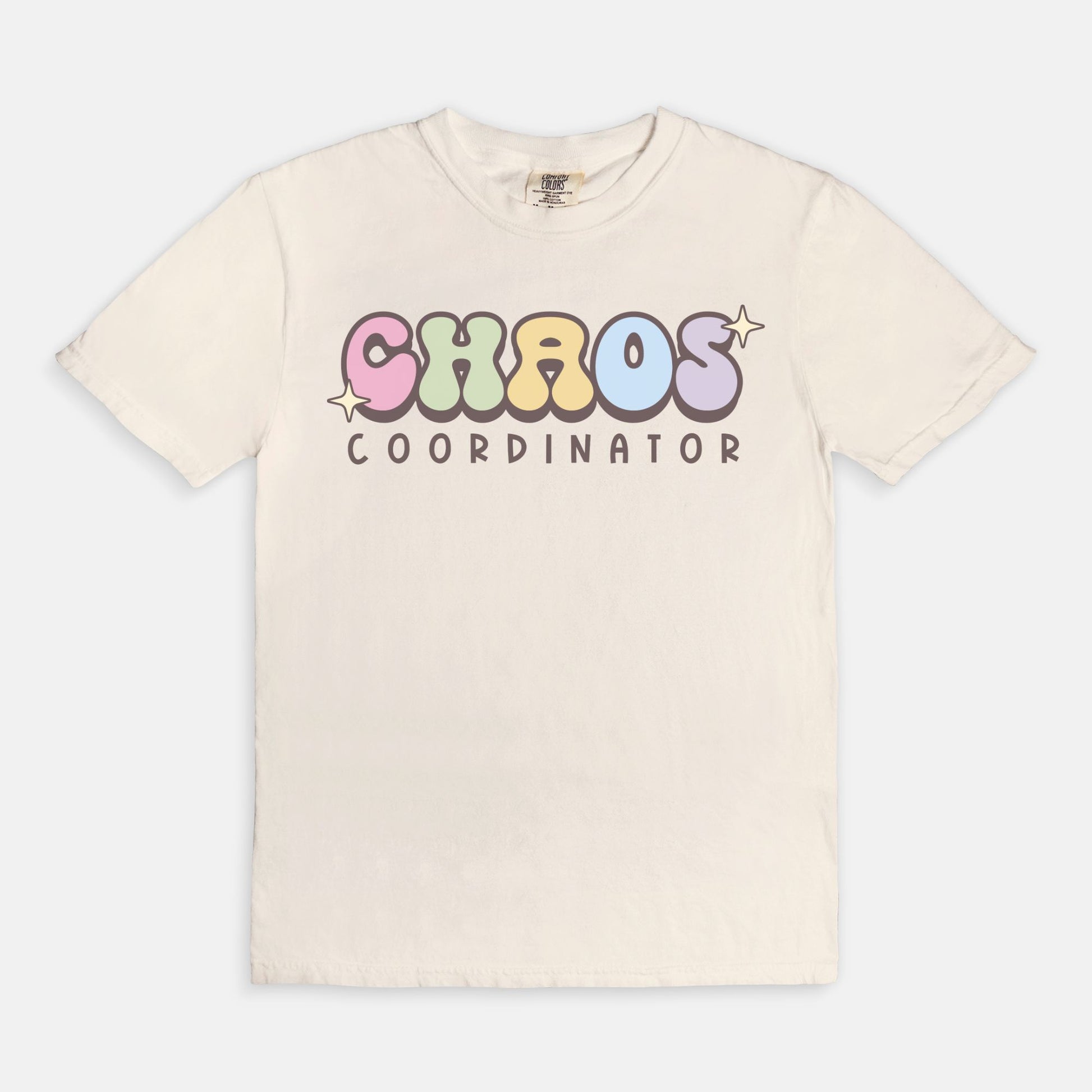 Chaos Coordinator Comfort Colors Tee Ivory