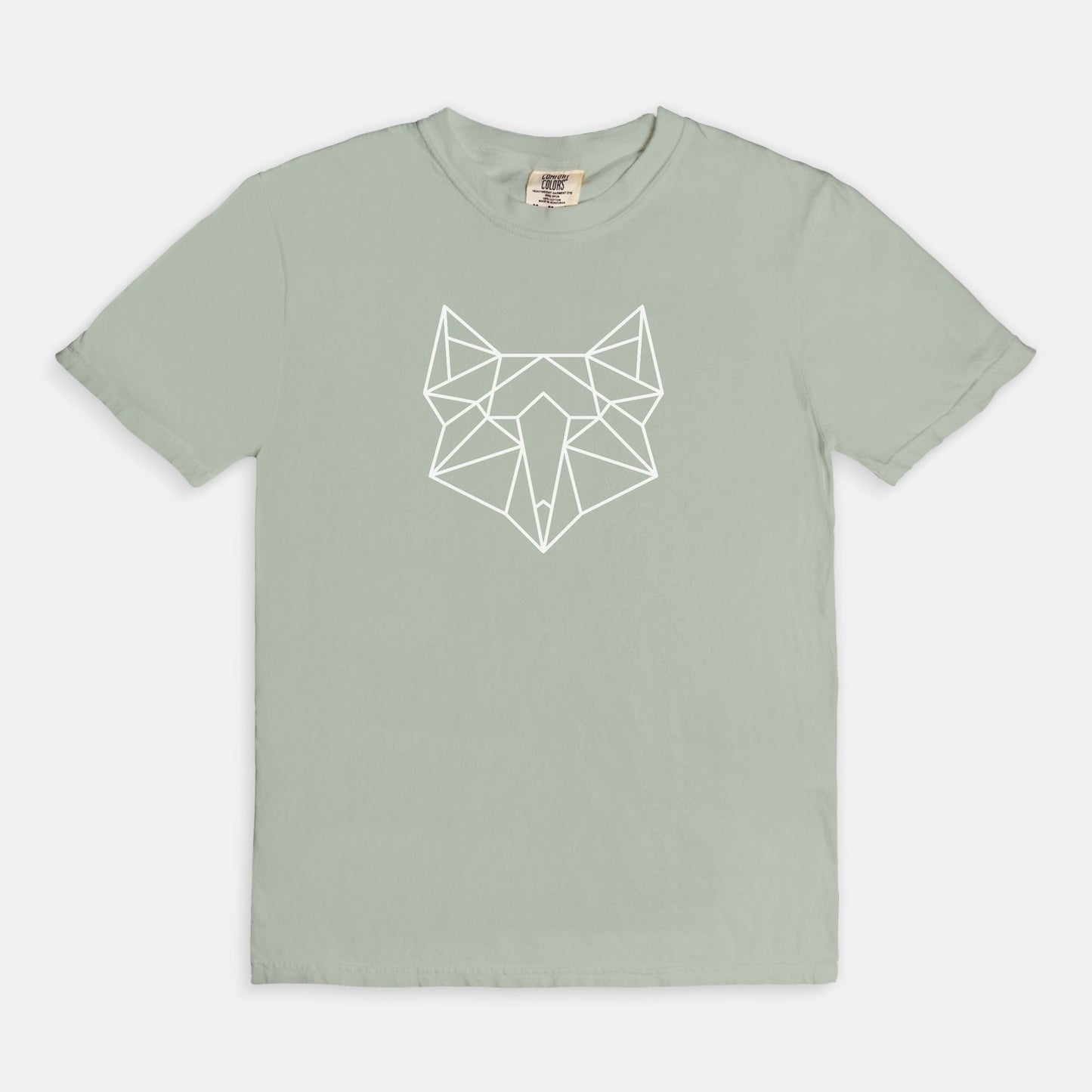 Geometric Fox Comfort Colors Tee