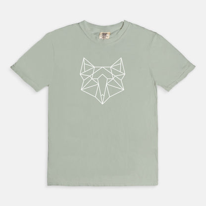 Geometric Fox Comfort Colors Tee