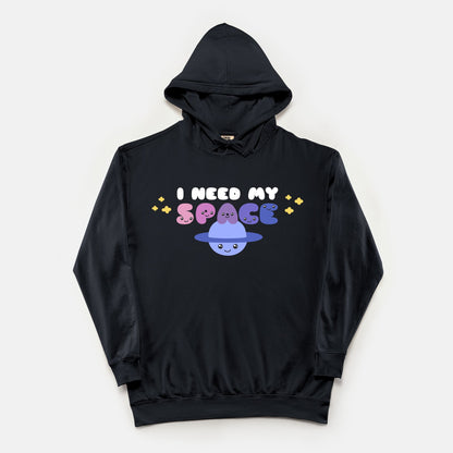 I Need My Space Comfort Colors Hooded Sweatshirt