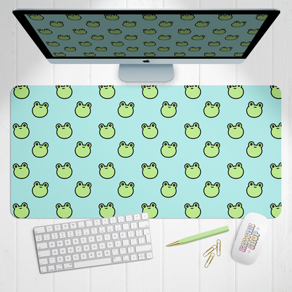 Awkward Frog X-Large Desk Mat Gaming Mousepad 18x36"