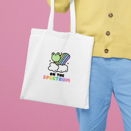 On the Spectrum Canvas Tote Bag