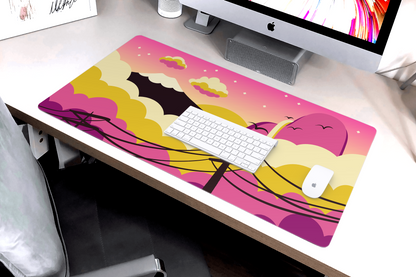 Arcane Sunset X-Large Desk Mat Gaming Mousepad 18x36"